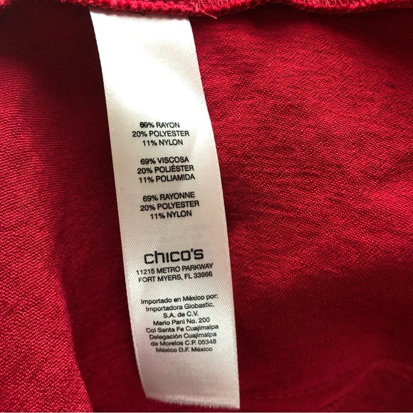 Chico’s Red Jacket - Picture 6 of 11